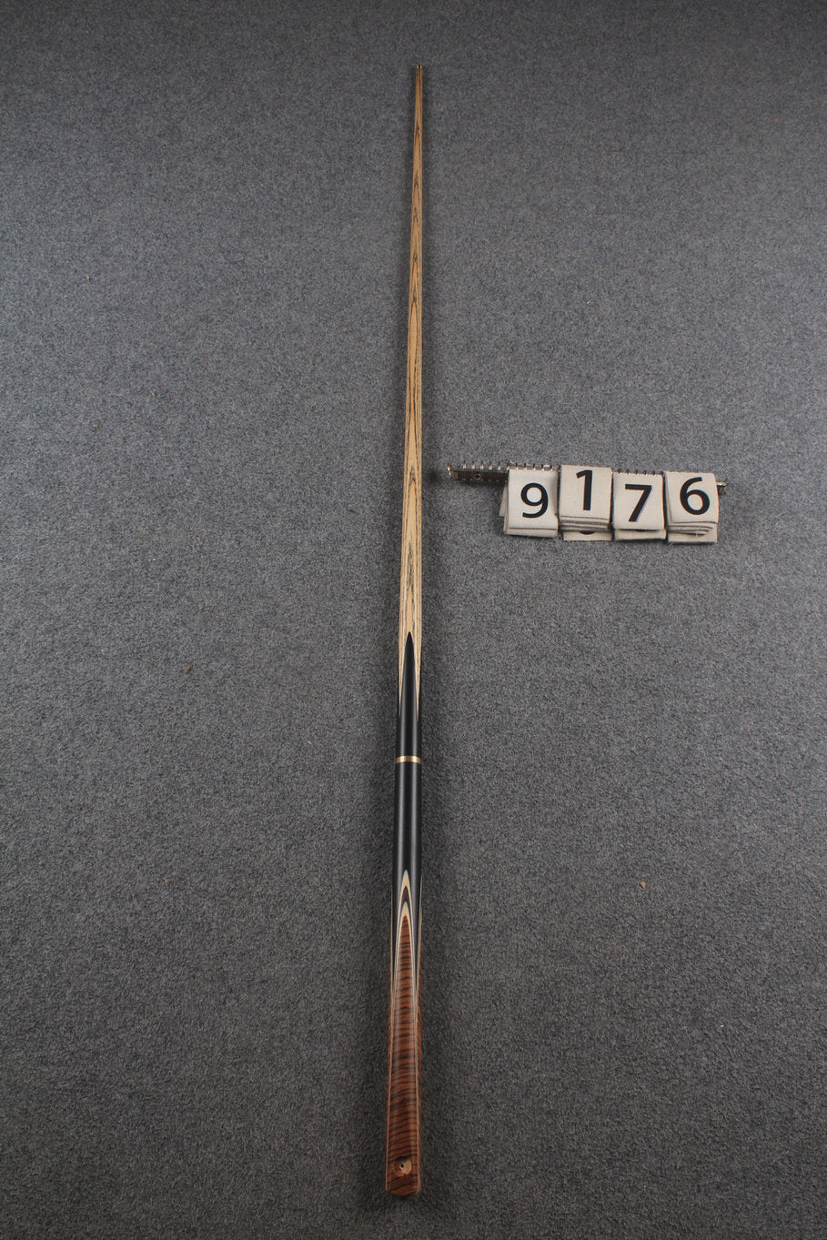 3/4 ASH english pool cue + break cue + case # 9176