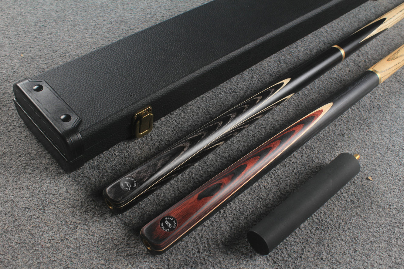3/4 ASH english pool cue + break cue + case # 9181