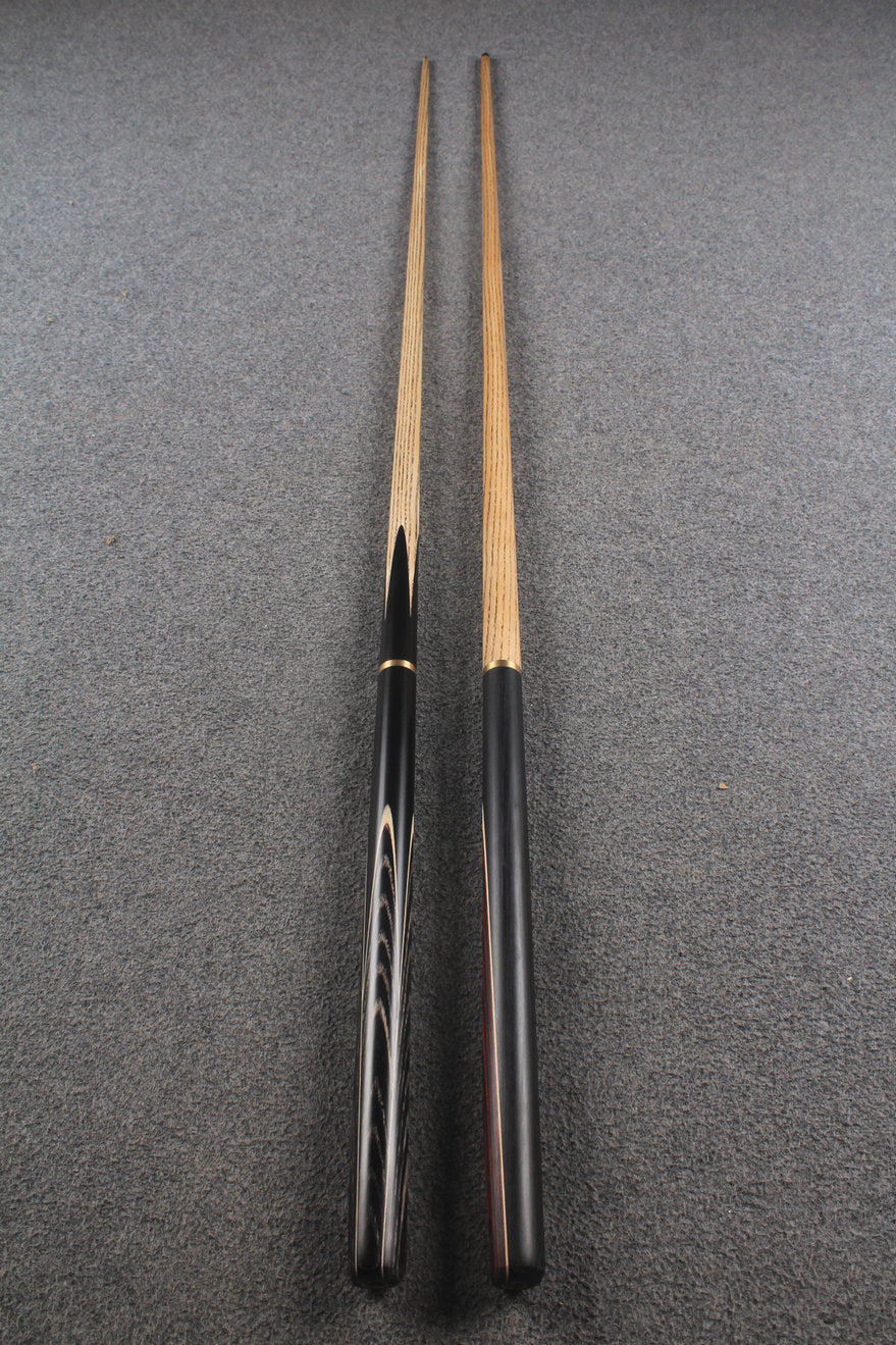 3/4 ASH english pool cue + break cue + case # 9181