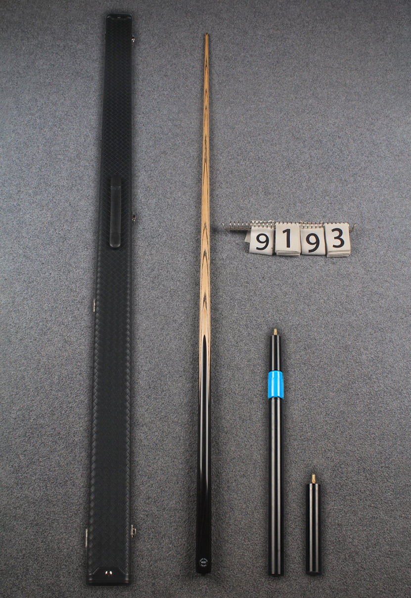1 piece ash snooker cue  #9193 WOODS CUES