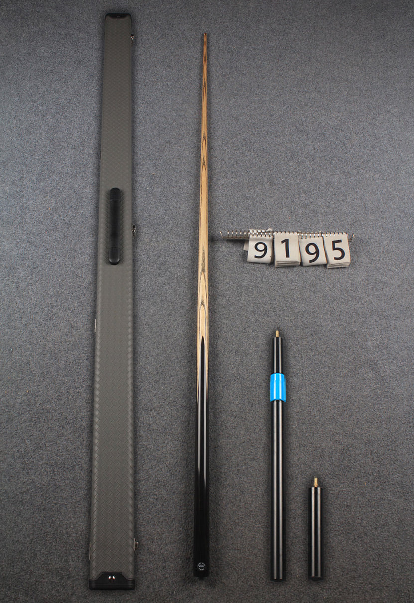 1 piece ash snooker cue  #9195 WOODS CUES