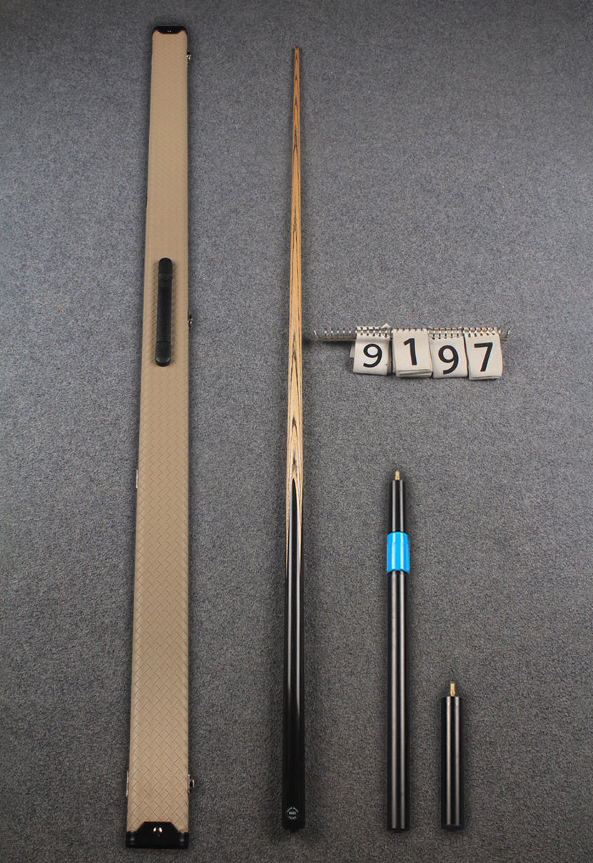 1 piece ash snooker cue  #9197 WOODS CUES