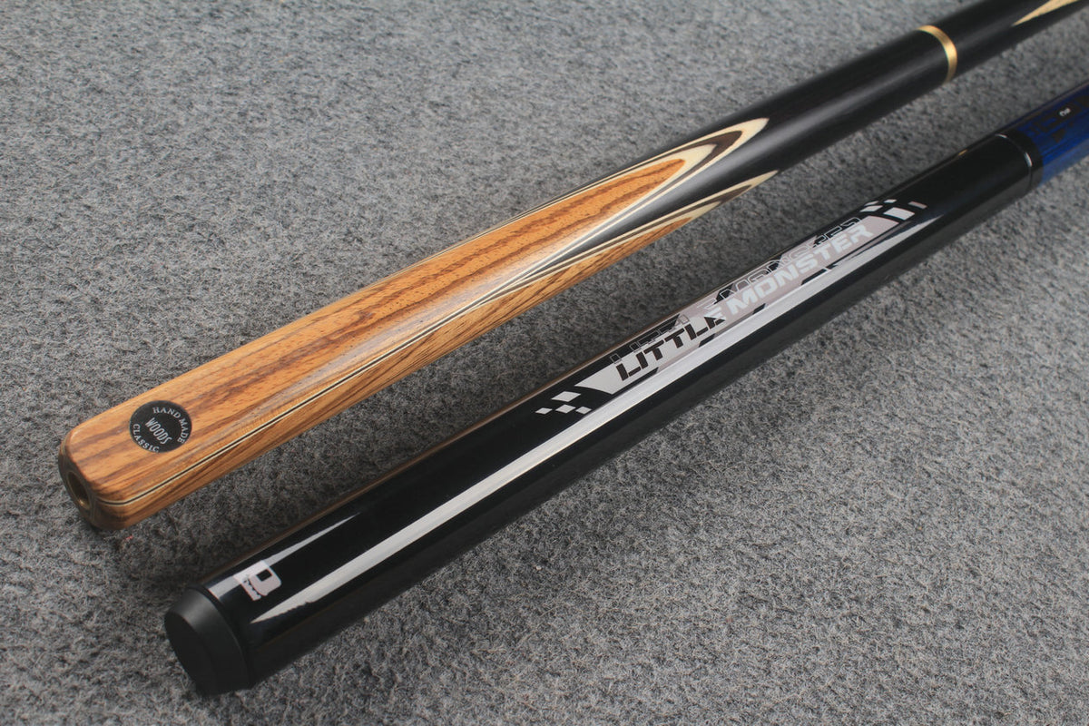 3/4 ASH chinese 8 ball pool cue + 1/2 break cue + case # 9225