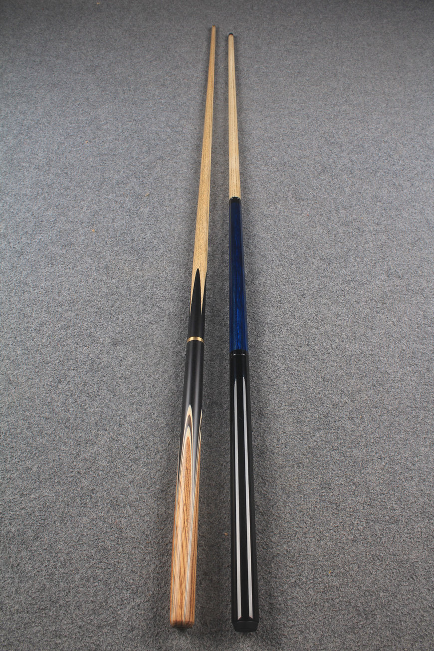 3/4 ASH chinese 8 ball pool cue + 1/2 break cue + case # 9225