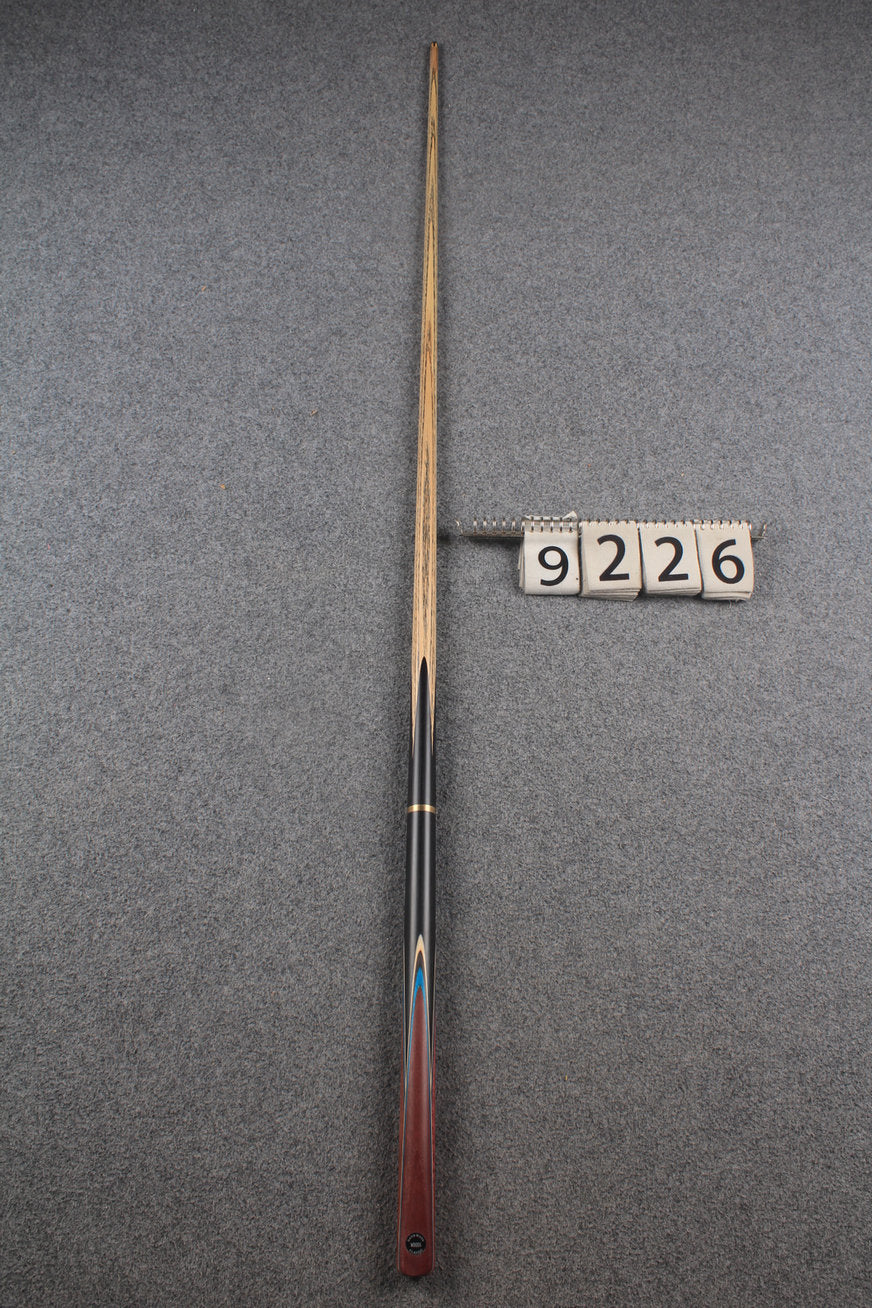 3/4 ASH chinese 8 ball pool cue + 1/2 break cue + case # 9226 WOODS CUES