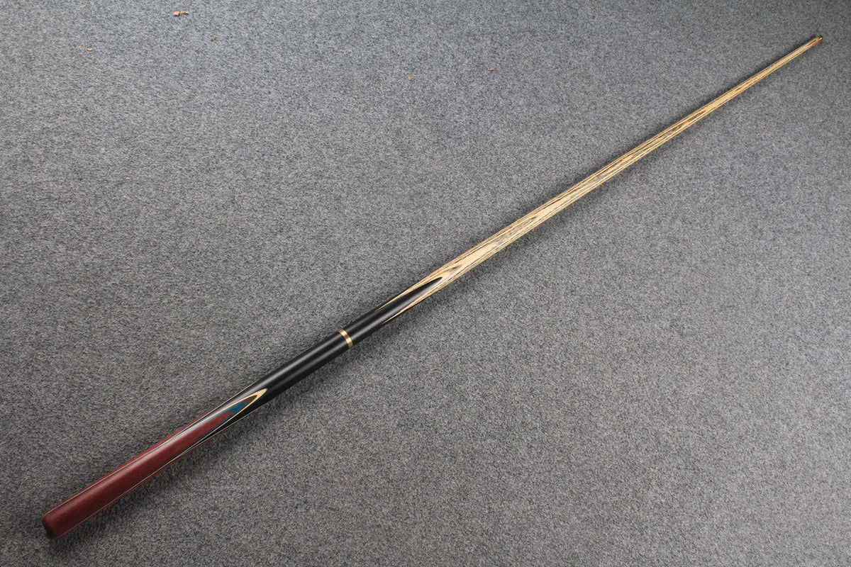 3/4 ASH chinese 8 ball pool cue + 1/2 break cue + case # 9226 WOODS CUES