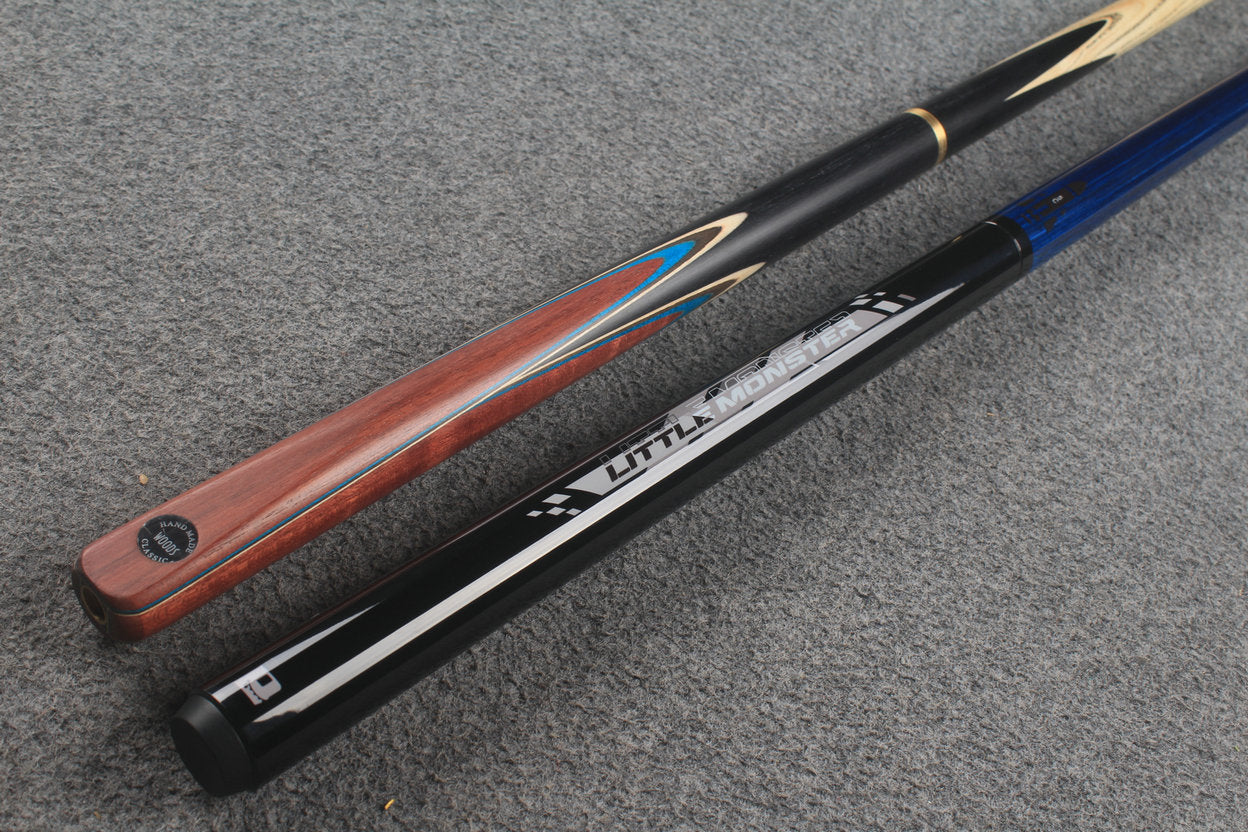 3/4 ASH chinese 8 ball pool cue + 1/2 break cue + case # 9227