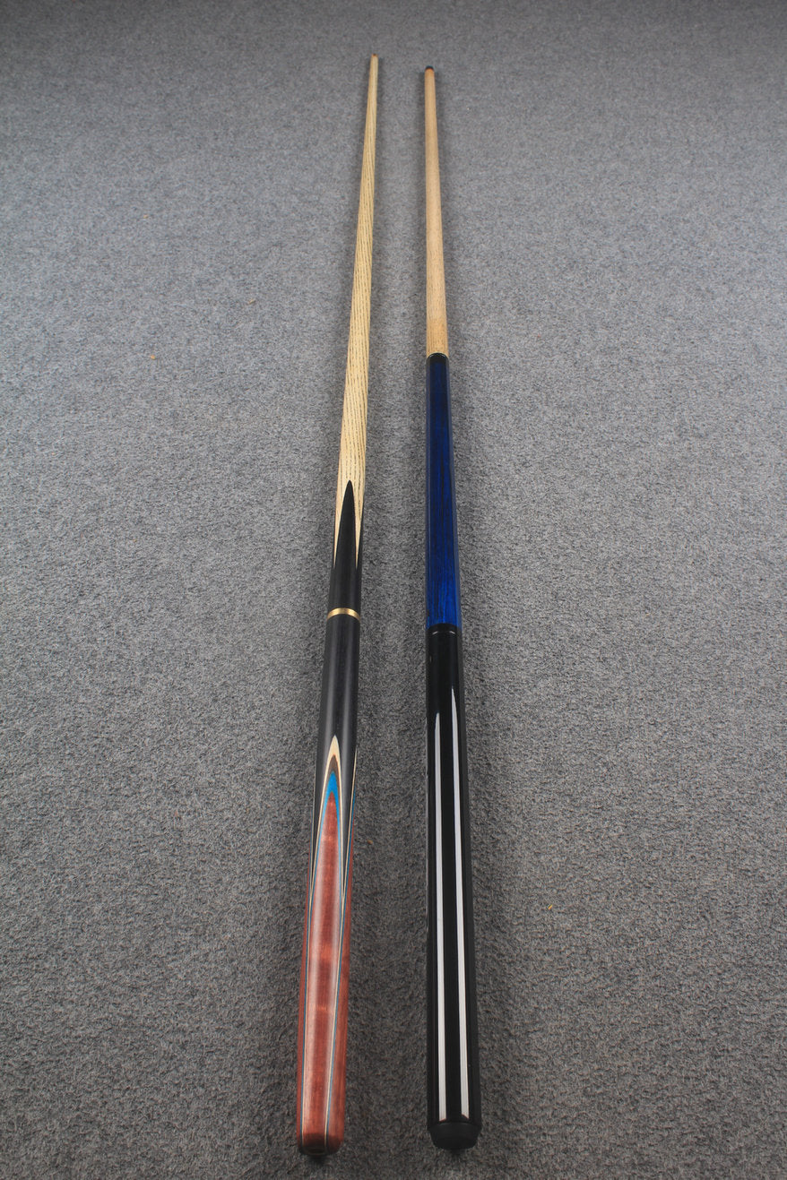3/4 ASH chinese 8 ball pool cue + 1/2 break cue + case # 9227