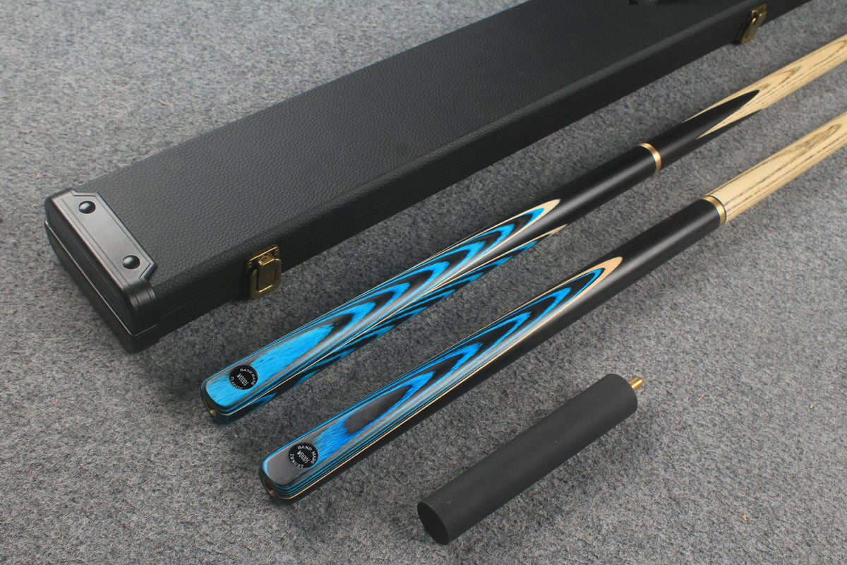 3/4 ASH english pool cue + break cue + case # 9401