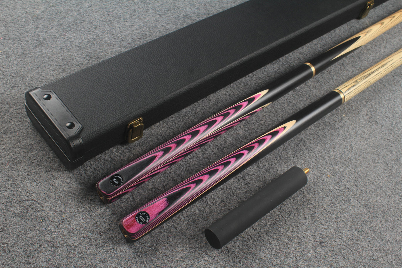 3/4 ASH english pool cue + break cue + case # 9402
