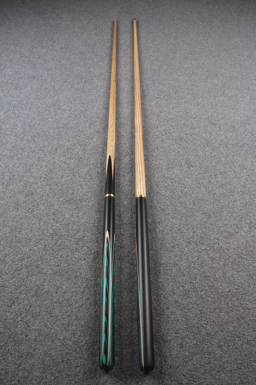 3/4 ASH english pool cue + break cue + case # 9403