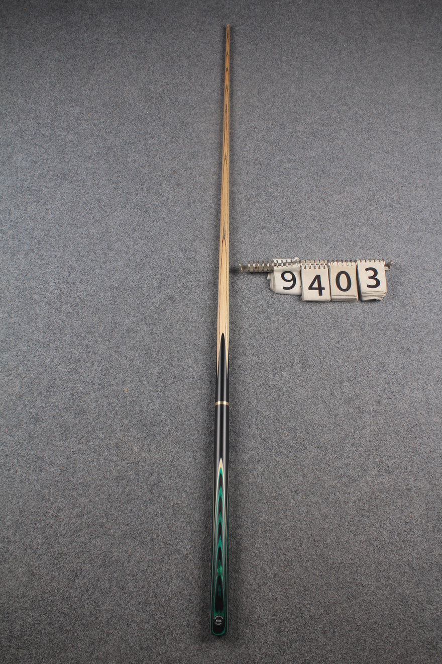 3/4 ASH english pool cue + break cue + case # 9403