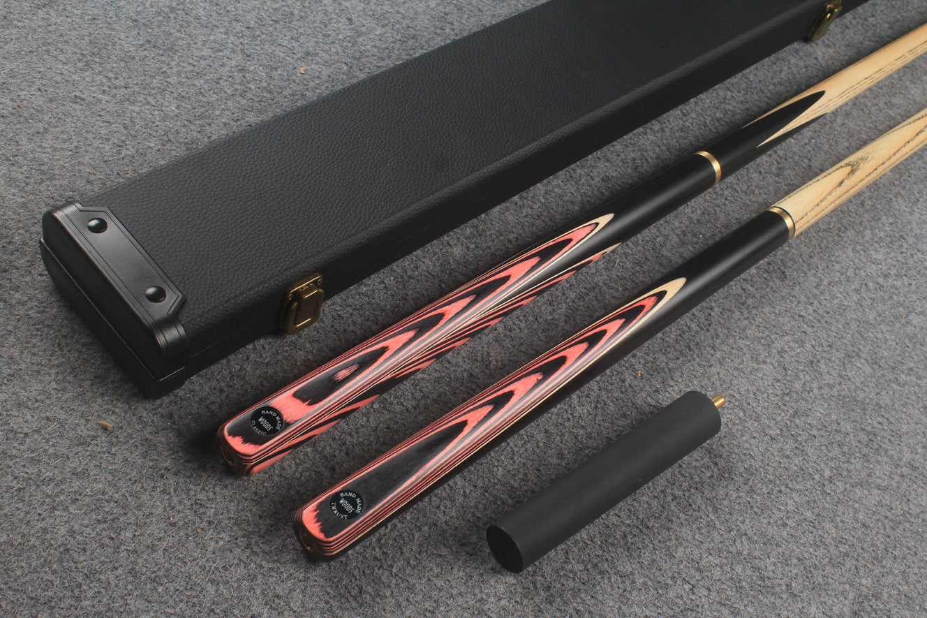 3/4 ASH english pool cue + break cue + case # 9404