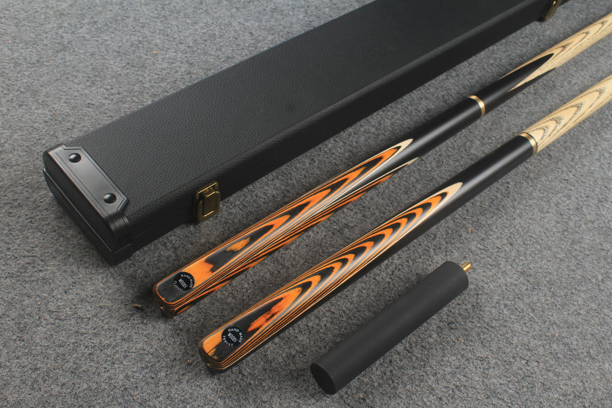 3/4 ASH english pool cue + break cue + case # 9405