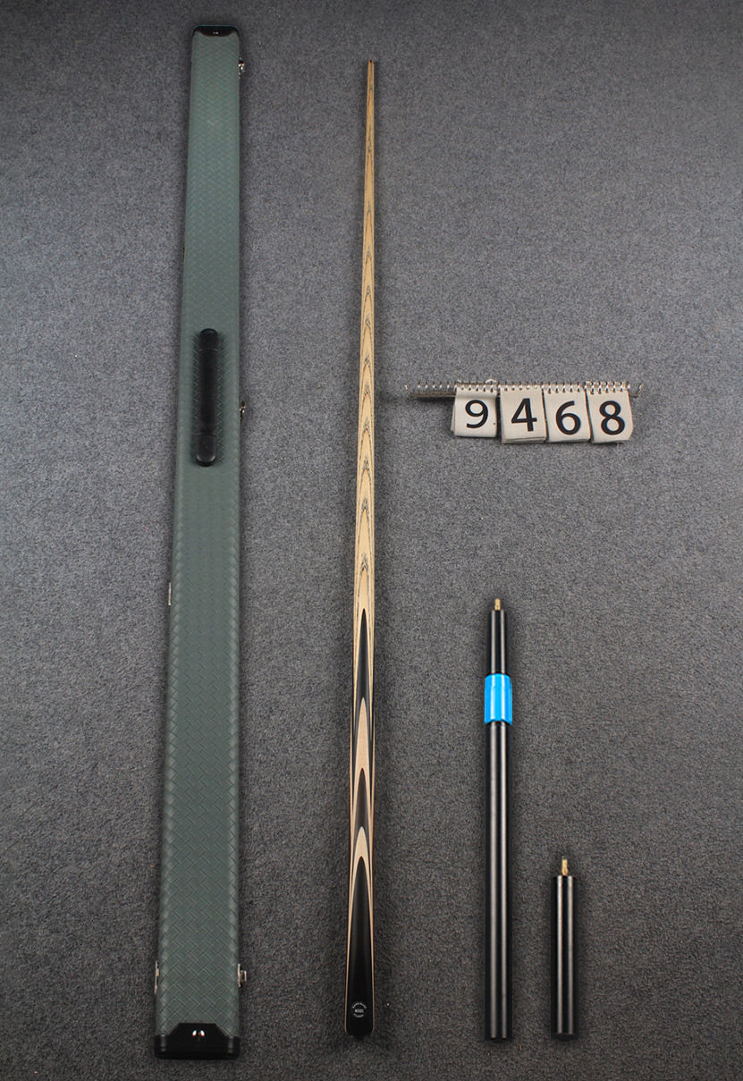 1 piece ash snooker cue # 9468 WOODS CUES