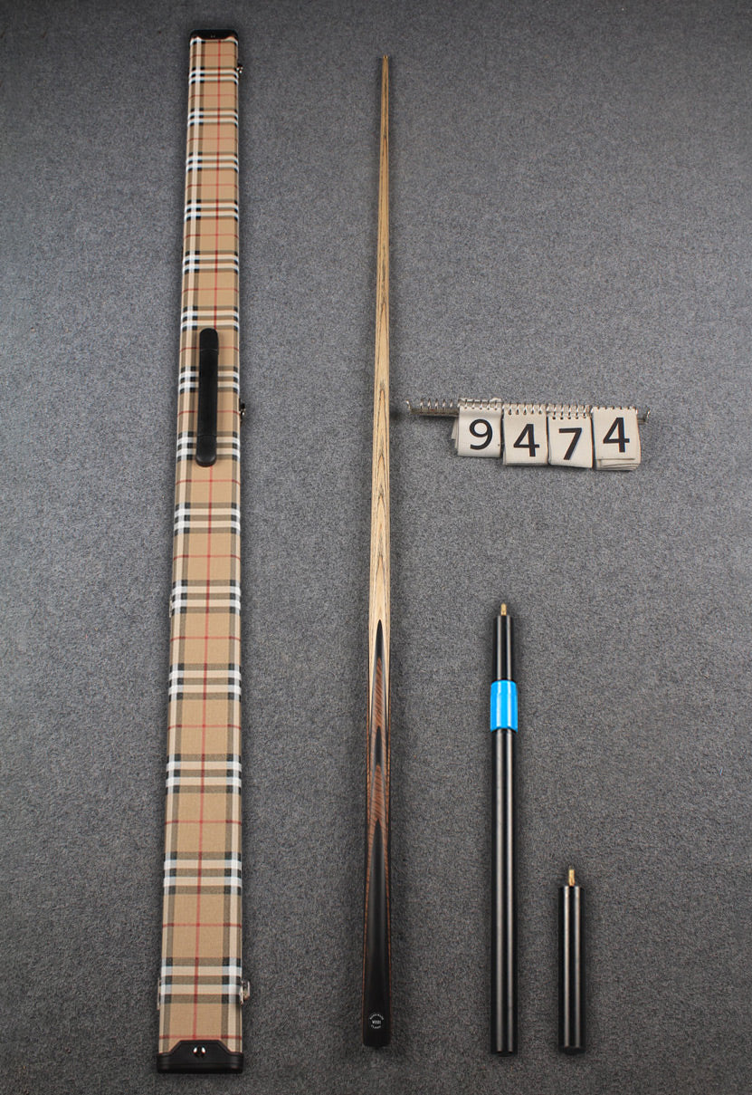 1 piece ash snooker cue # 9474 WOODS CUES