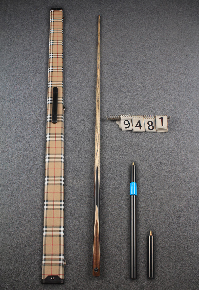 1 piece ash snooker cue # 9481 WOODS CUES