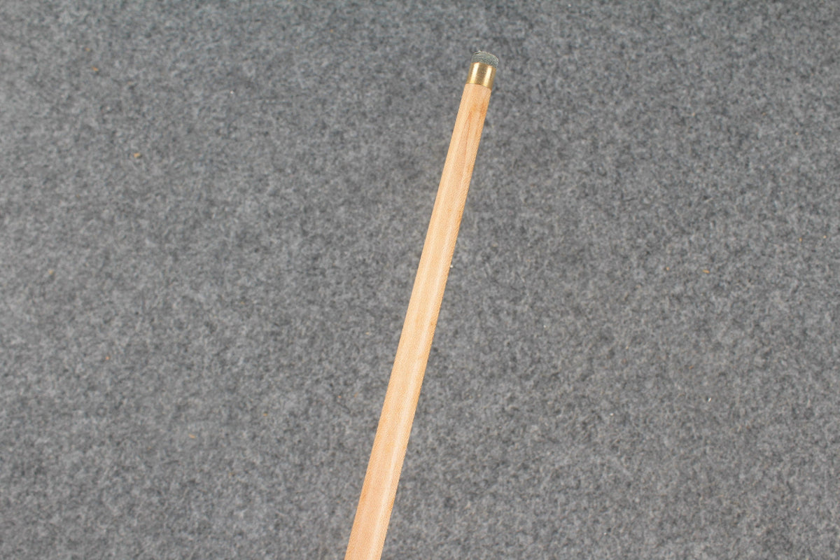 3/4 maple snooker cue # 9489