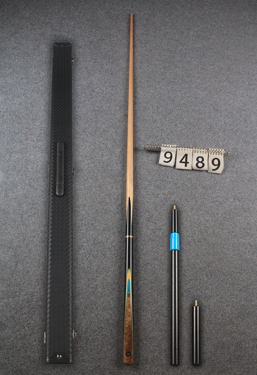 3/4 maple snooker cue # 9489