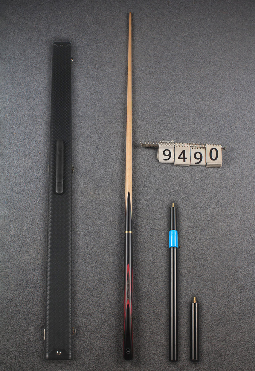 3/4 maple snooker cue # 9490