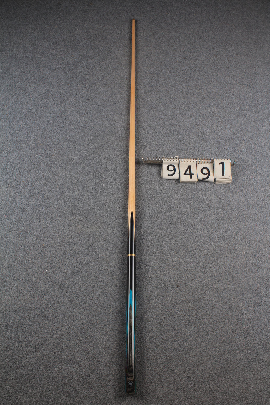 3/4 maple snooker cue # 9491