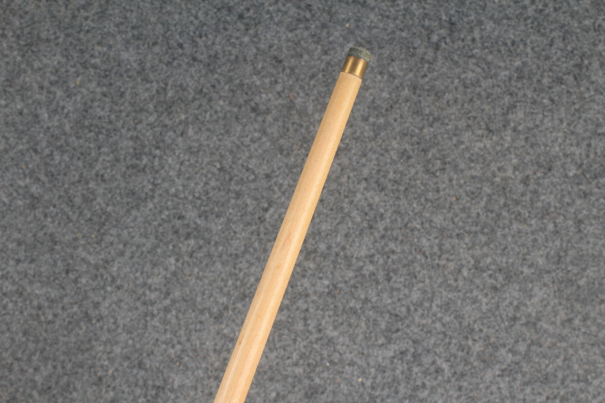 3/4 maple snooker cue # 9491
