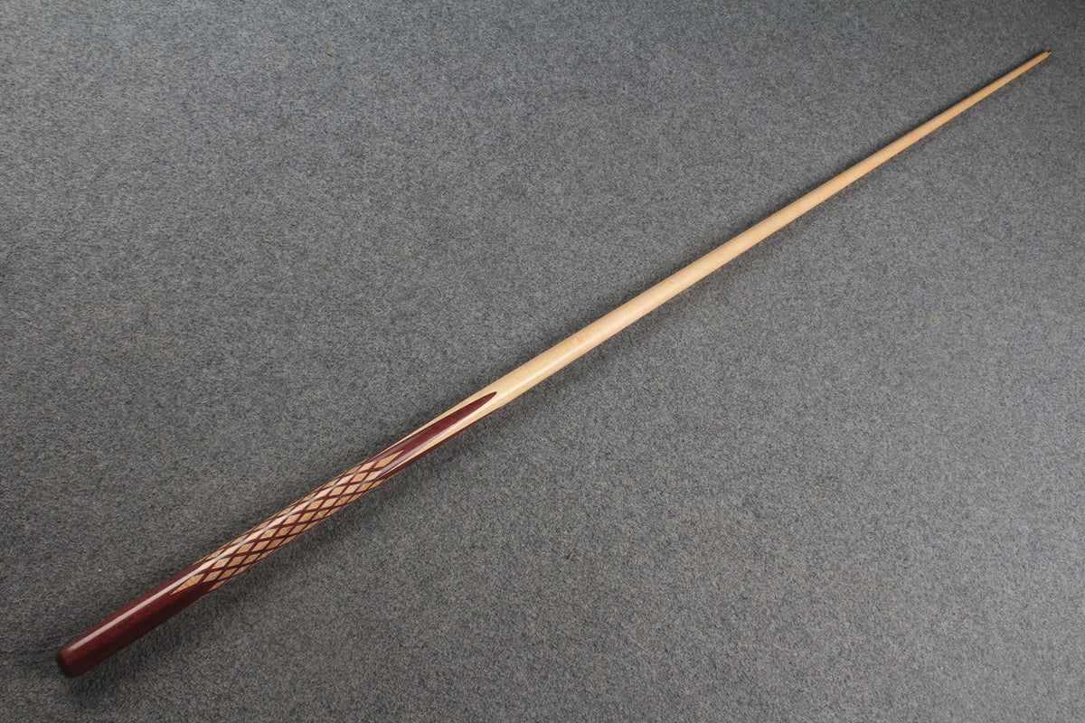 1 piece maple inlay english pool cue # 9495