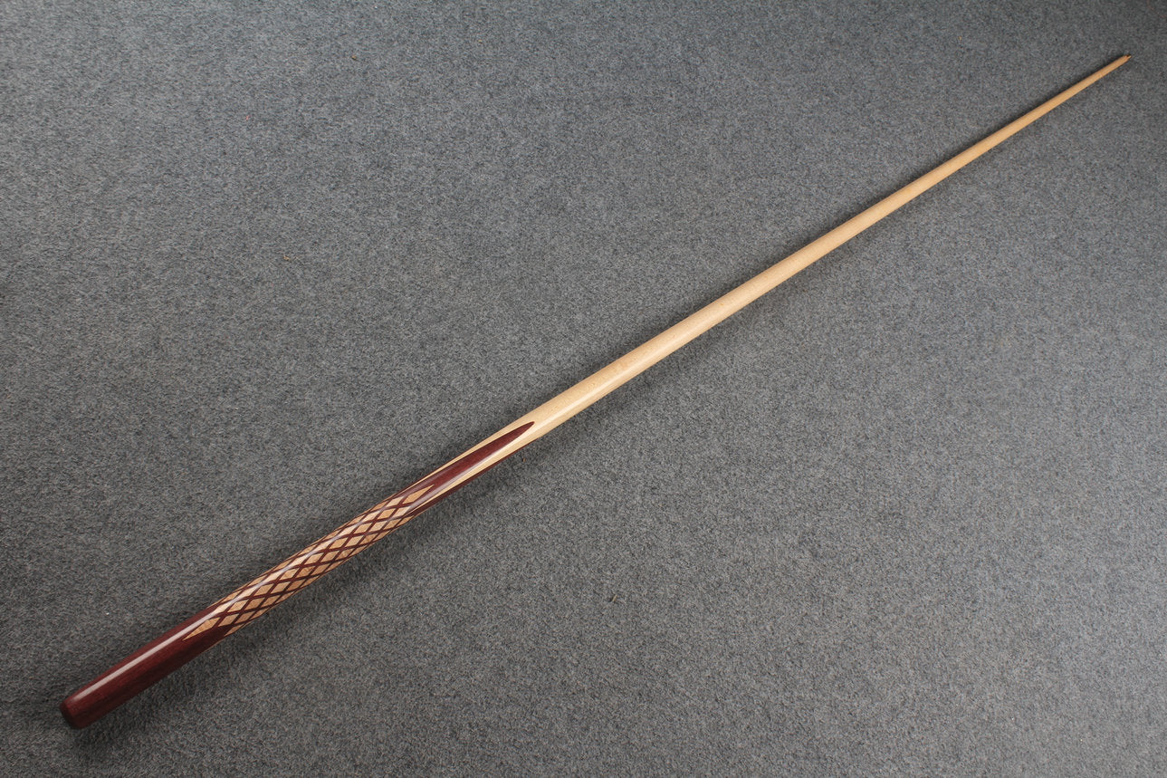 1 piece maple inlay english pool cue # 9495