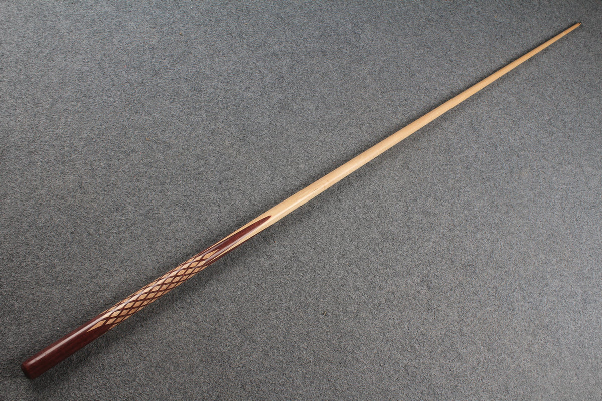 1 piece maple inlay english pool cue # 9495