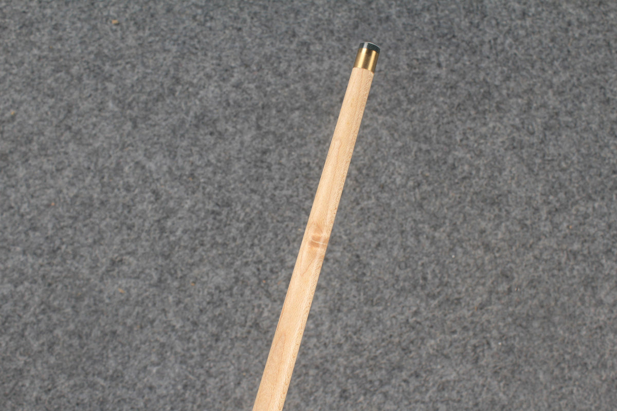 1 piece maple inlay english pool cue # 9495