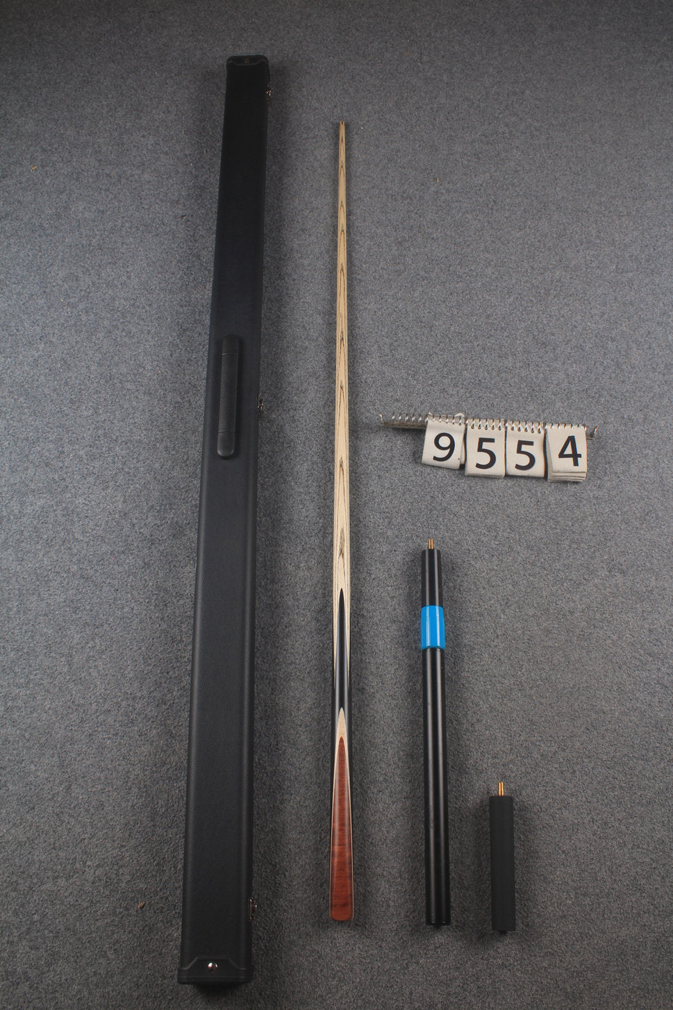 1 piece ash 51'' snooker cue # 9554 WOODS CUES