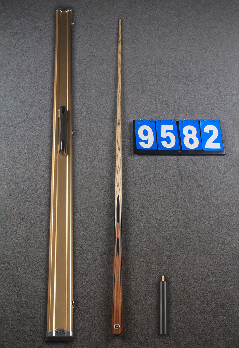 ★★★ 1 piece ash english pool cue # 9582 WOODS CUES