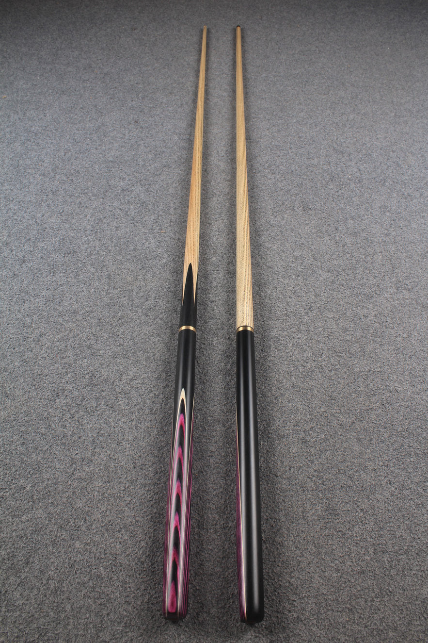 3/4 ASH english pool cue + break cue + case # 9608