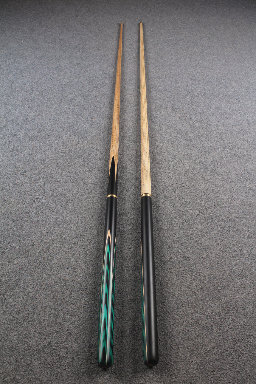 3/4 ASH english pool cue + break cue + case # 9609