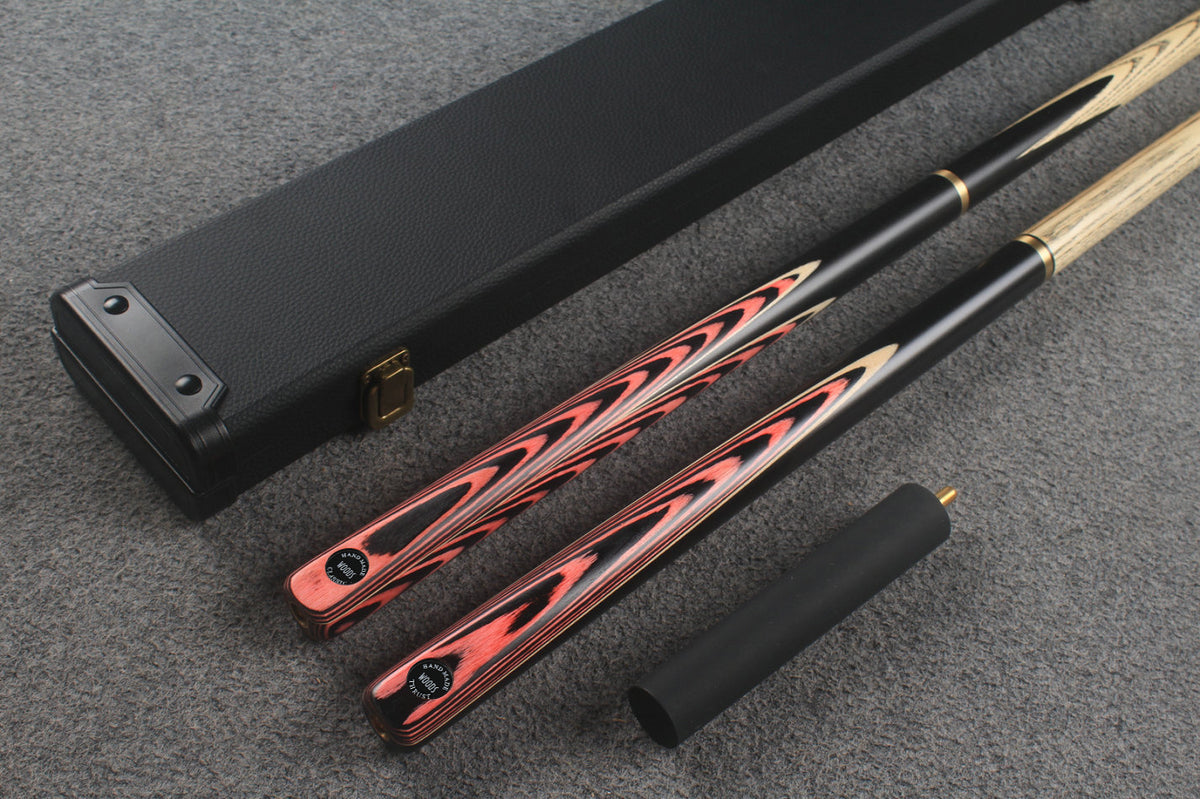 3/4 ASH english pool cue + break cue + case # 9610