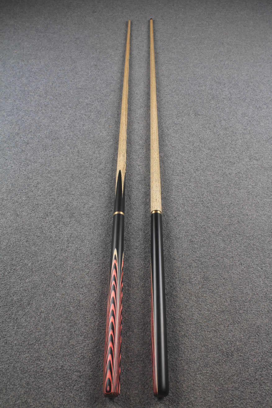 3/4 ASH english pool cue + break cue + case # 9610