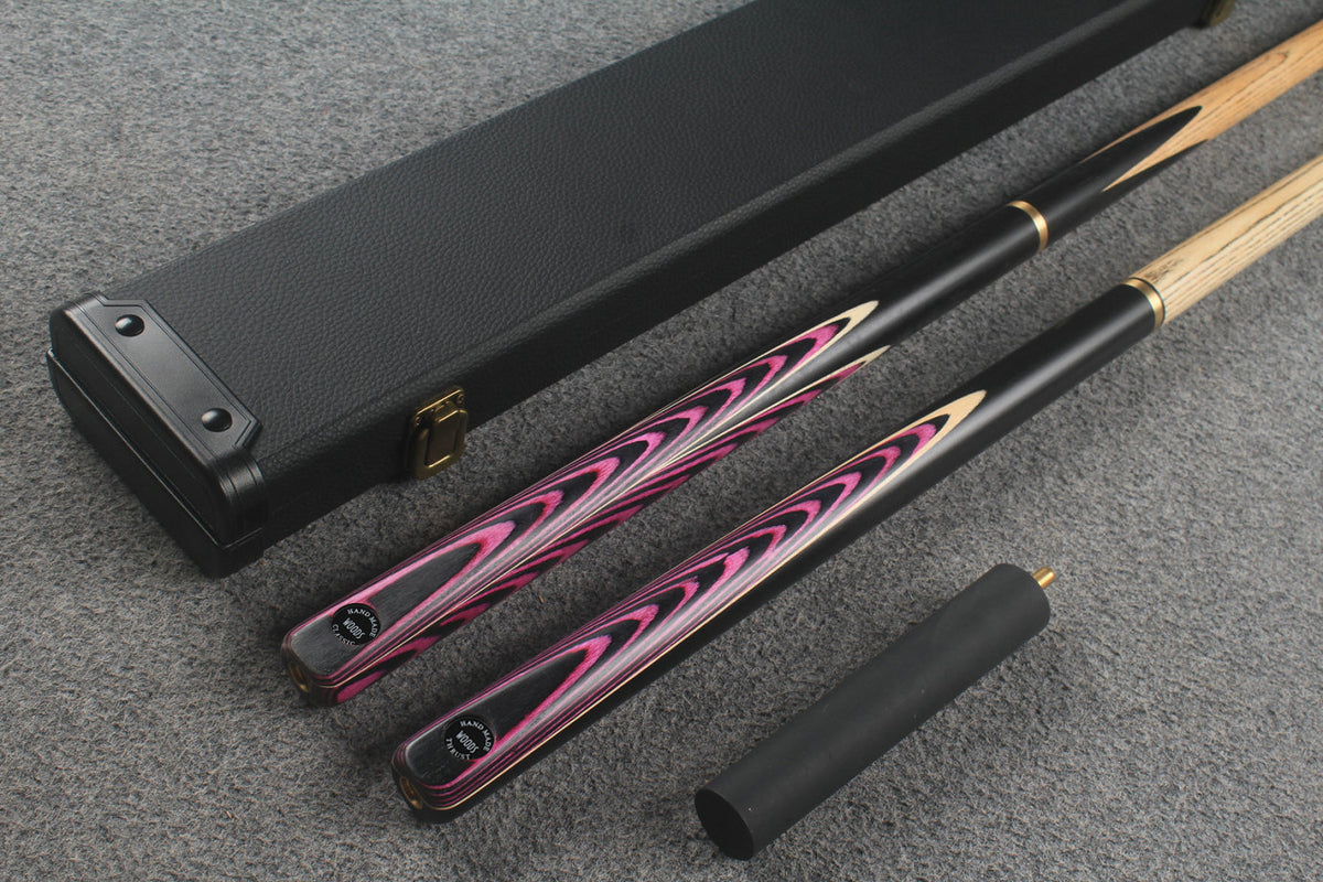 3/4 ASH english pool cue + break cue + case # 9611