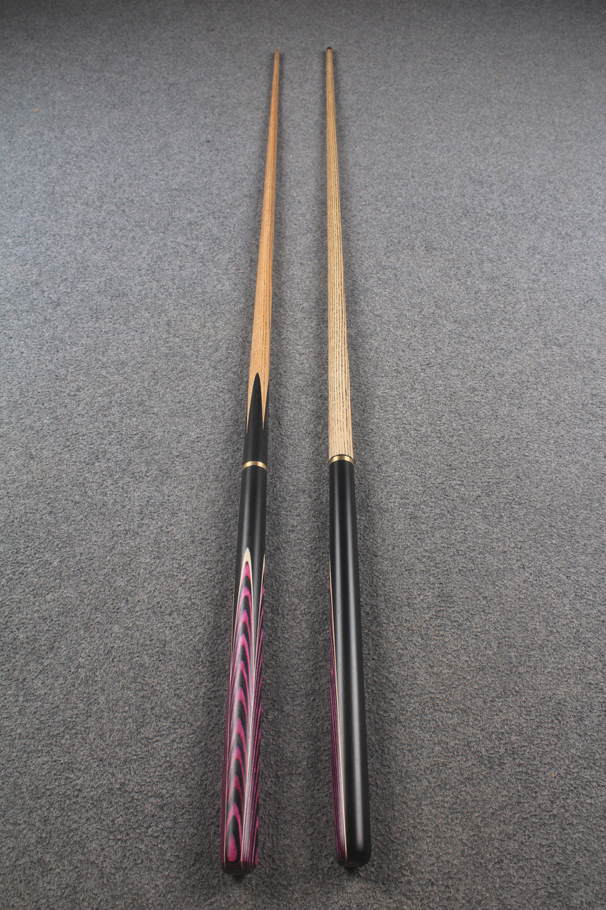 3/4 ASH english pool cue + break cue + case # 9611