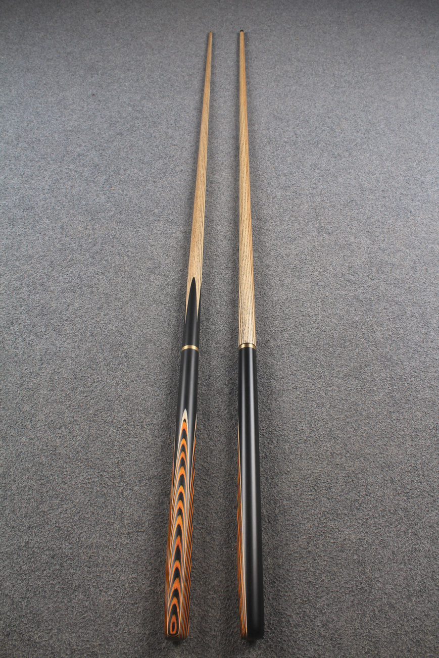 3/4 ASH english pool cue + break cue + case # 9614