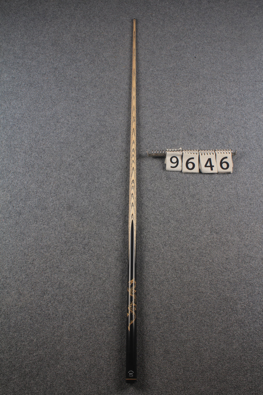 1 piece ash inlay snooker cue #9646