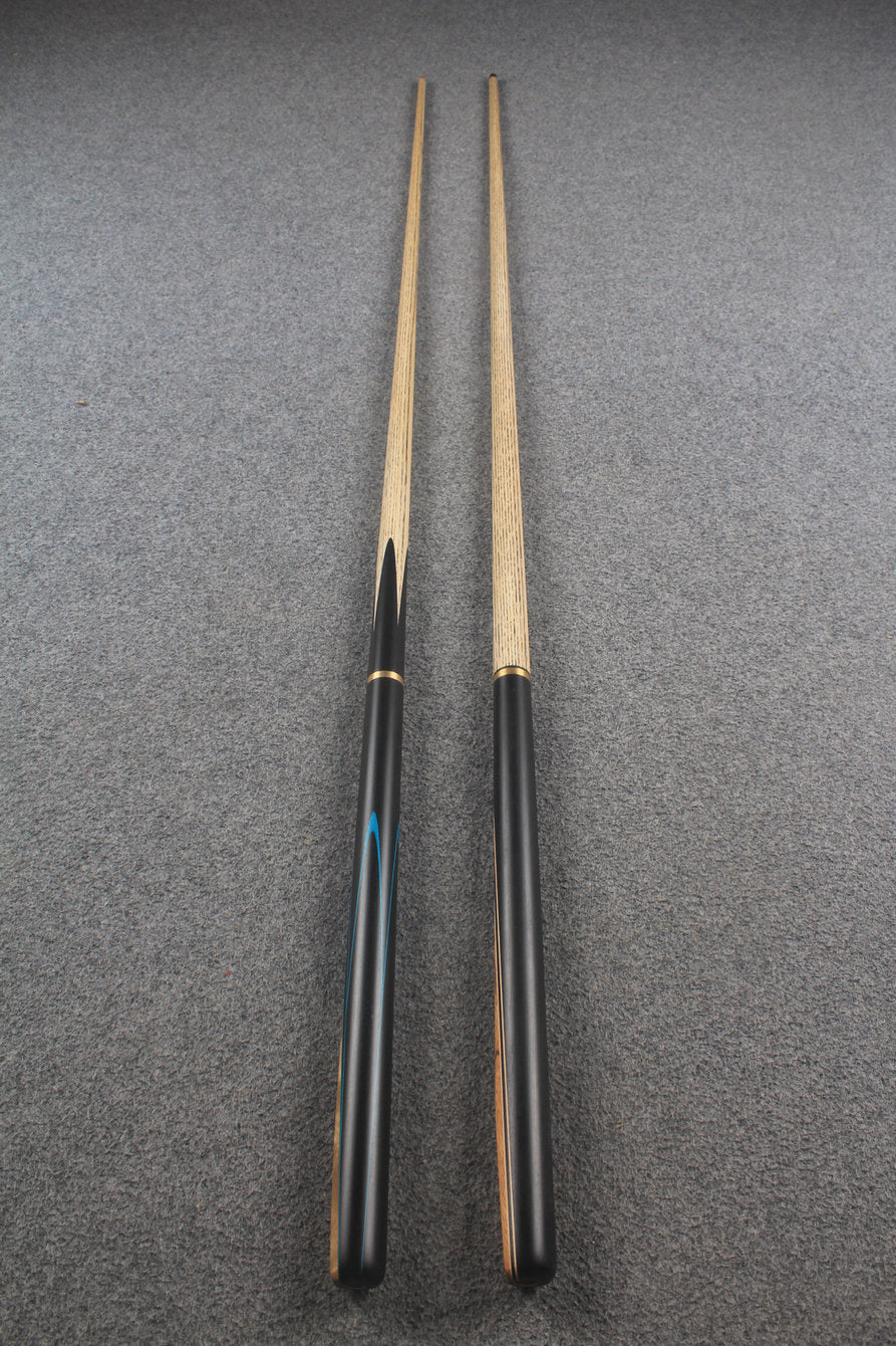 3/4 ASH english pool cue + break cue + case # 9722