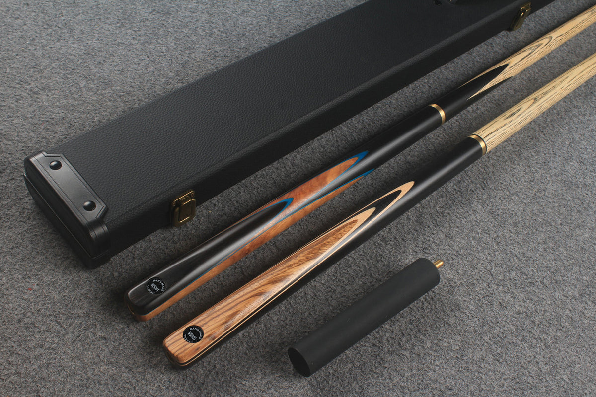 3/4 ASH english pool cue + break cue + case # 9723