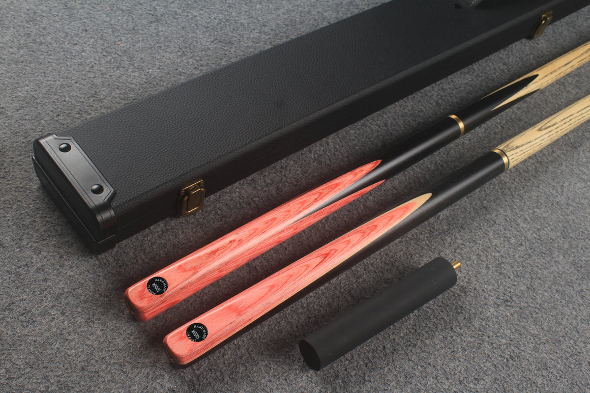 3/4 ASH english pool cue + break cue + case # 9724
