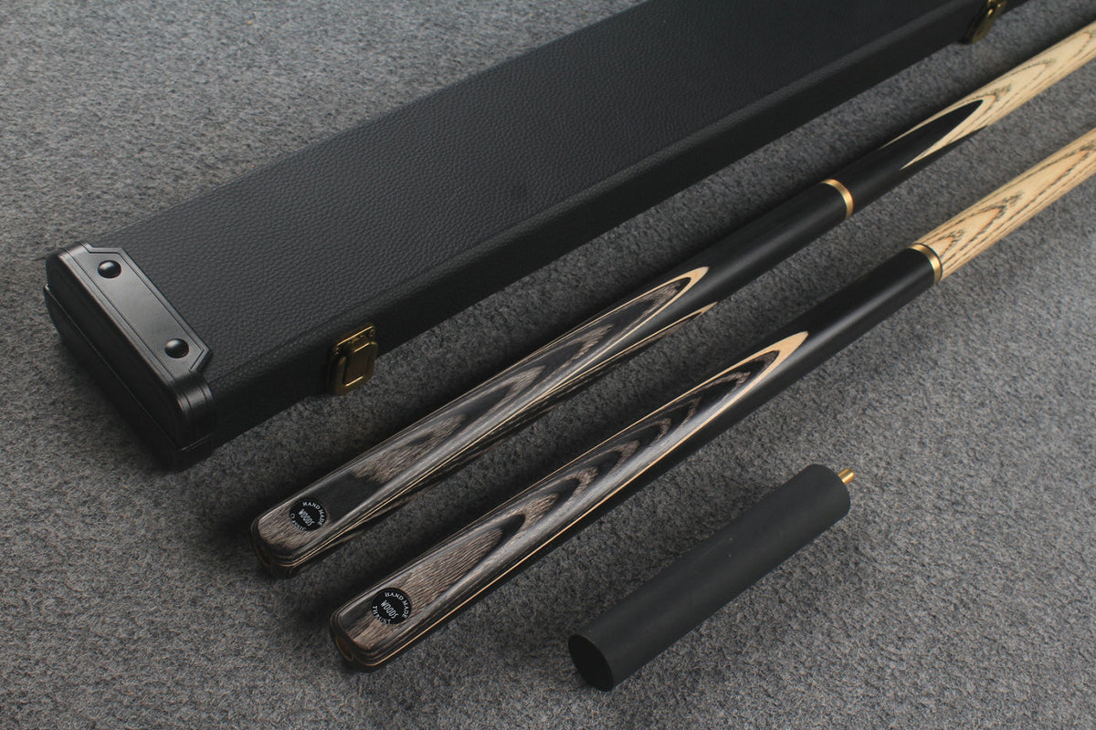 3/4 ASH english pool cue + break cue + case # 9726