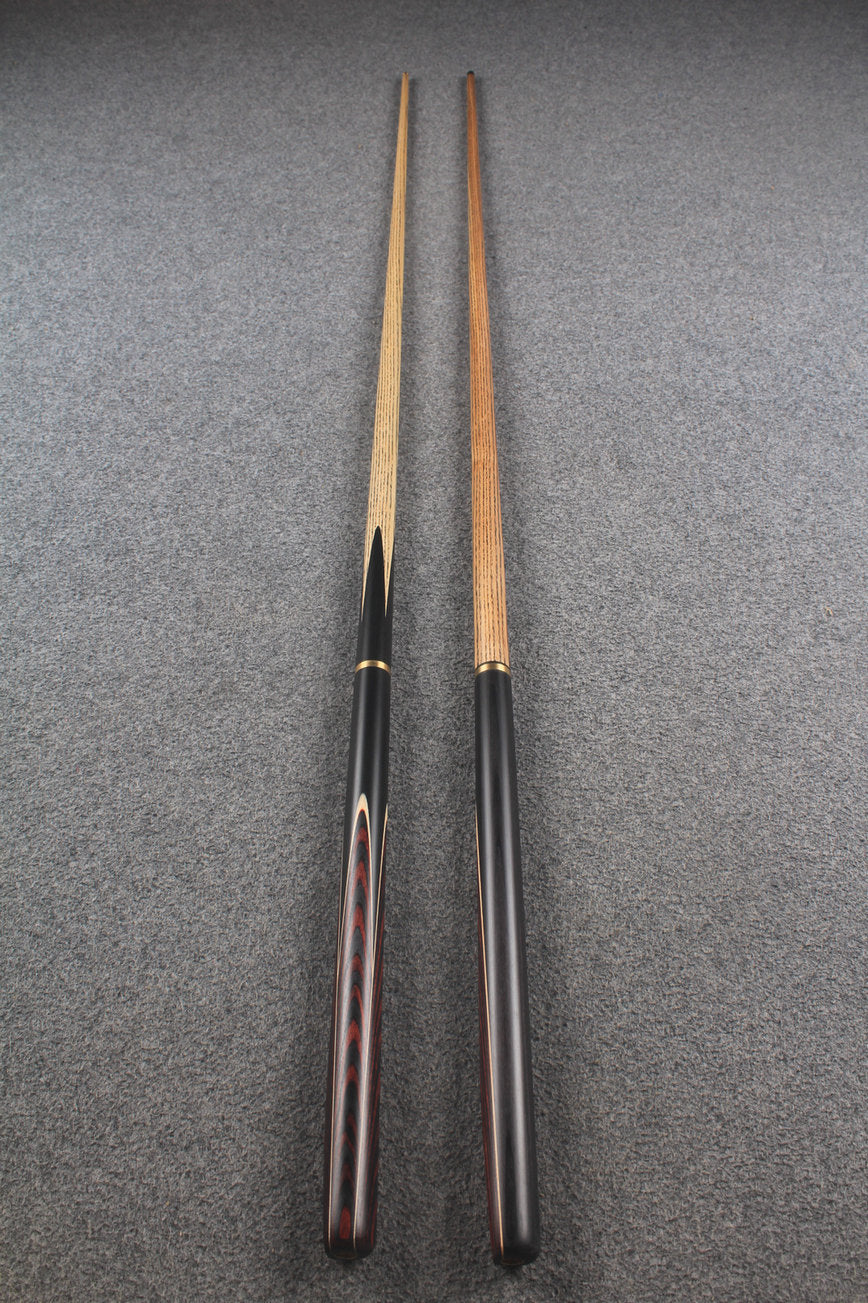 3/4 ASH english pool cue + break cue + case # 9728