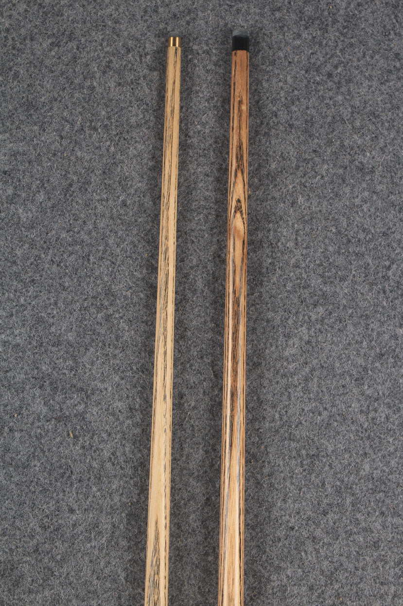3/4 ASH english pool cue + break cue + case # 9728