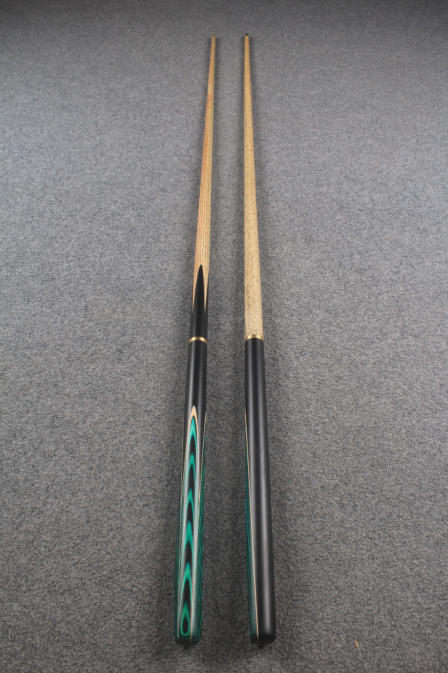 3/4 ASH english pool cue + break cue + case # 9729