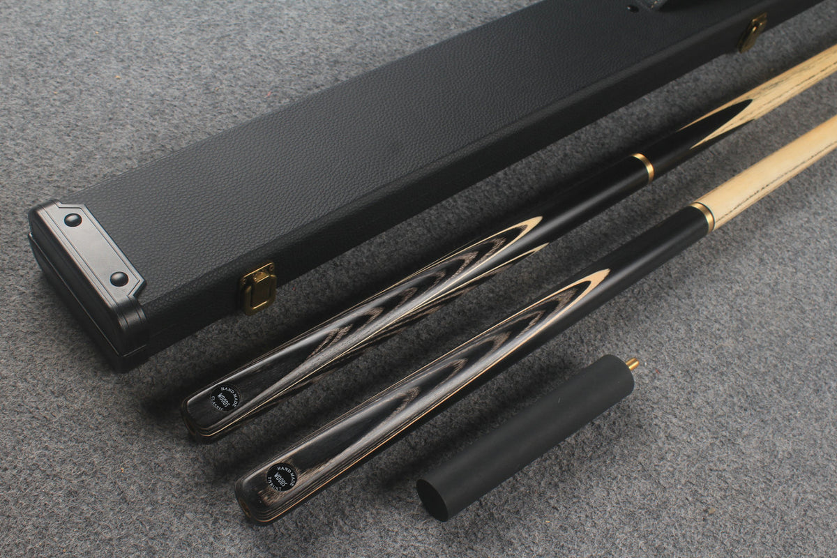 3/4 ASH english pool cue + break cue + case # 9731