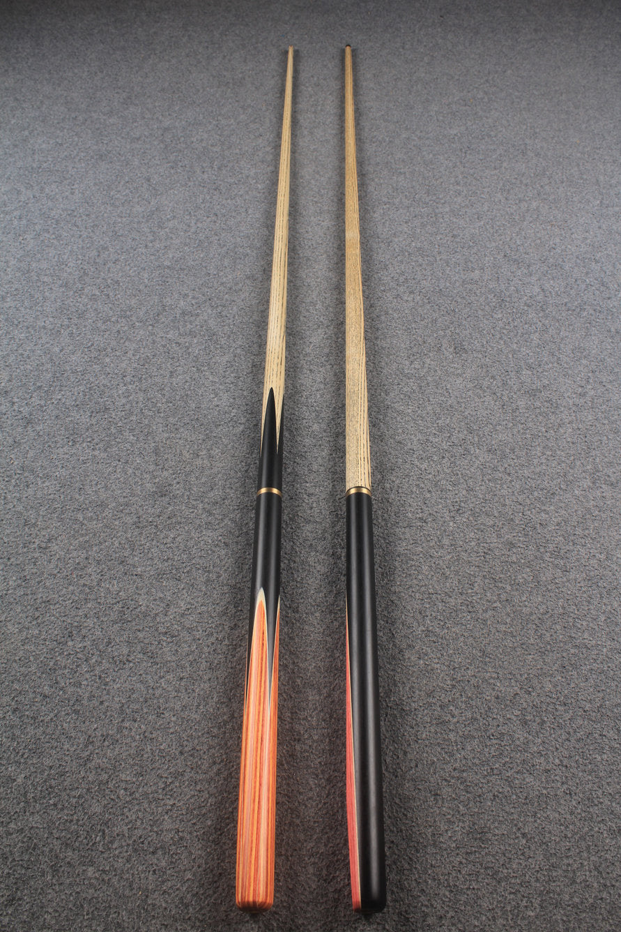3/4 ASH english pool cue + break cue + case # 9734