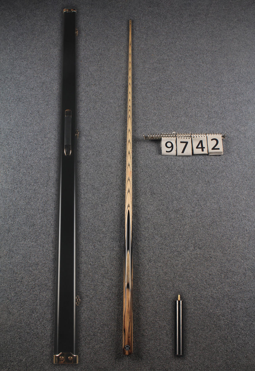 1 piece ash english pool cue # 9742